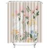 Charming Duck And Floral Shower Curtain For Bathroom Decor Waterproof Fabric Privacy Screen With Hooks Set Elevate Space