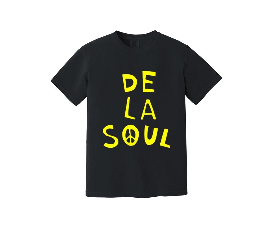 De La Soul Heavyweight T-shirt - Peace, 3 Feet High and Rising, Stakes Is High L
