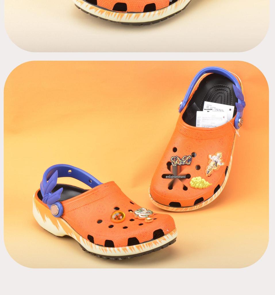 Dragon Ball Goku Kids Non-Slip Beach Clog Sandals