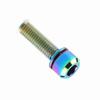 Titanium Alloy Bicycle Titanium Tapered Head Bolt Screw With Washer For Mountain Bike