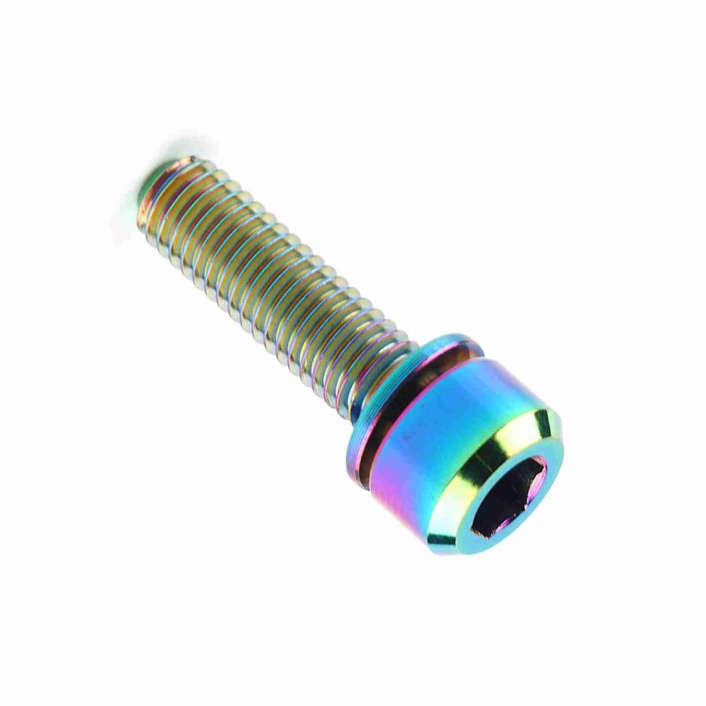Titanium Alloy Bicycle Titanium Tapered Head Bolt Screw With Washer For Mountain Bike