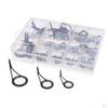 90Pcs Sea Boat Fishing Rod Guides Pole Rings with
