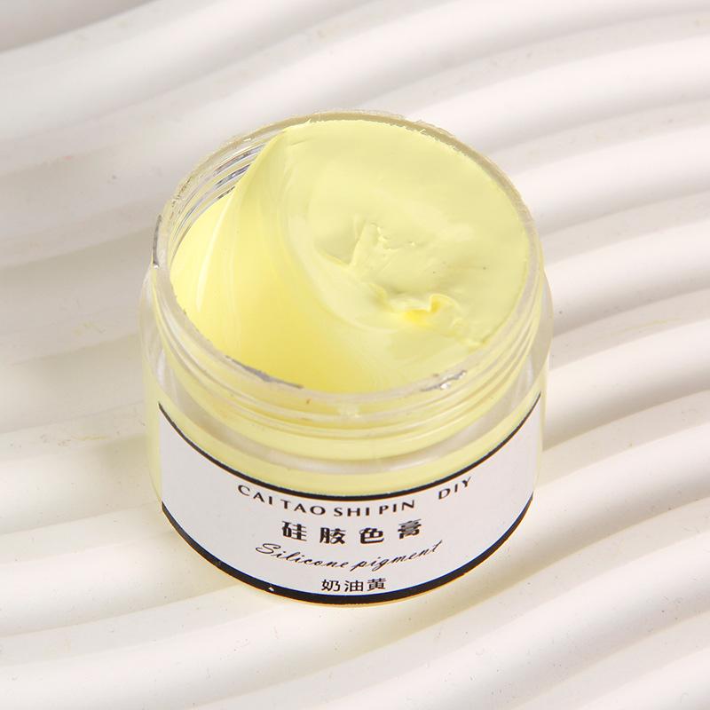 30g Silicone Color Paste Shiny Oily Macaron Paint Manual Diy Pinching AB Silicone Coloring