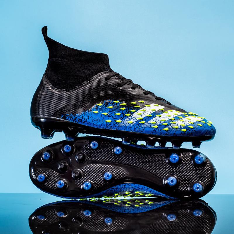 Training Long Nails Shattered Female Nails Student Lawn Competition Adult 23 High Top Football Shoes Men'S Shoes
