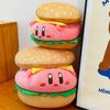 Kirby Hamburger Plush Pillow With Short Pile Fur For Girls And Kids Comfort