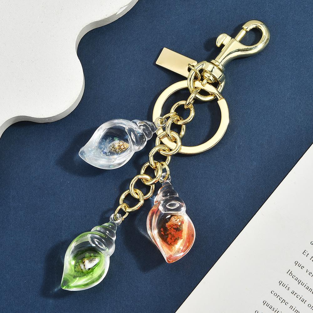 Creative Girl Heart Conch Keychain
