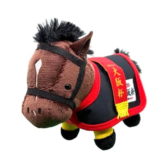 Thoroughbred Collection Horse Uniform Mascot BC4 Approx. 12cm Plush Toy (Kitasan Black)