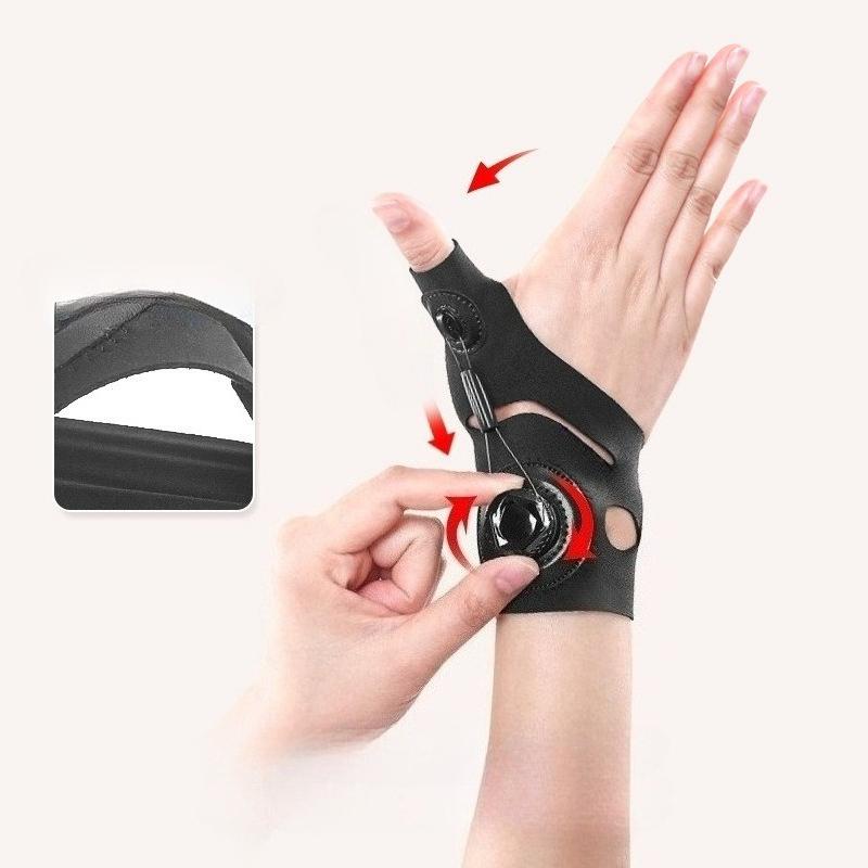 

Adjustable Thumb Brace with Rotational Support for Thumb Tendonitis & De Quervain s Tenosynovitis Pain Relief Right Wrist S:M(16-19cm)