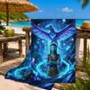 Fantasy Alien World Beach Towel Microfiber Beach Towel, Lightweight and Quick-Dry, for Summer Travel, Swimming Pool Fan Birthday Gift