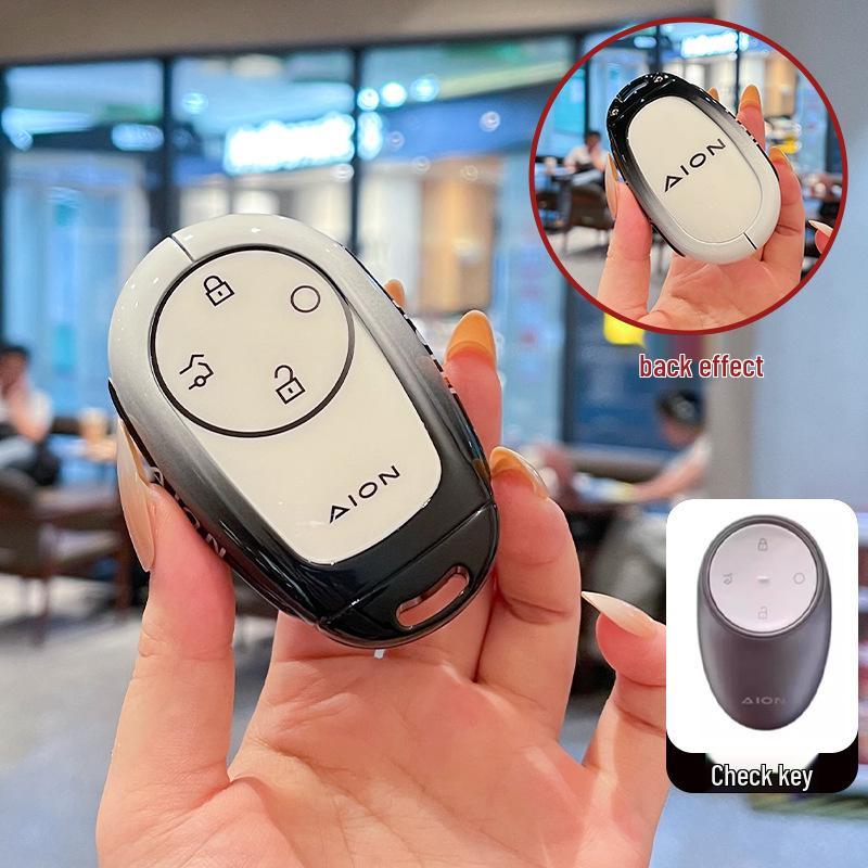 AION Vehicle Key Case for AION V, Y, RT, and UT Models – Durable Shell with Buckle