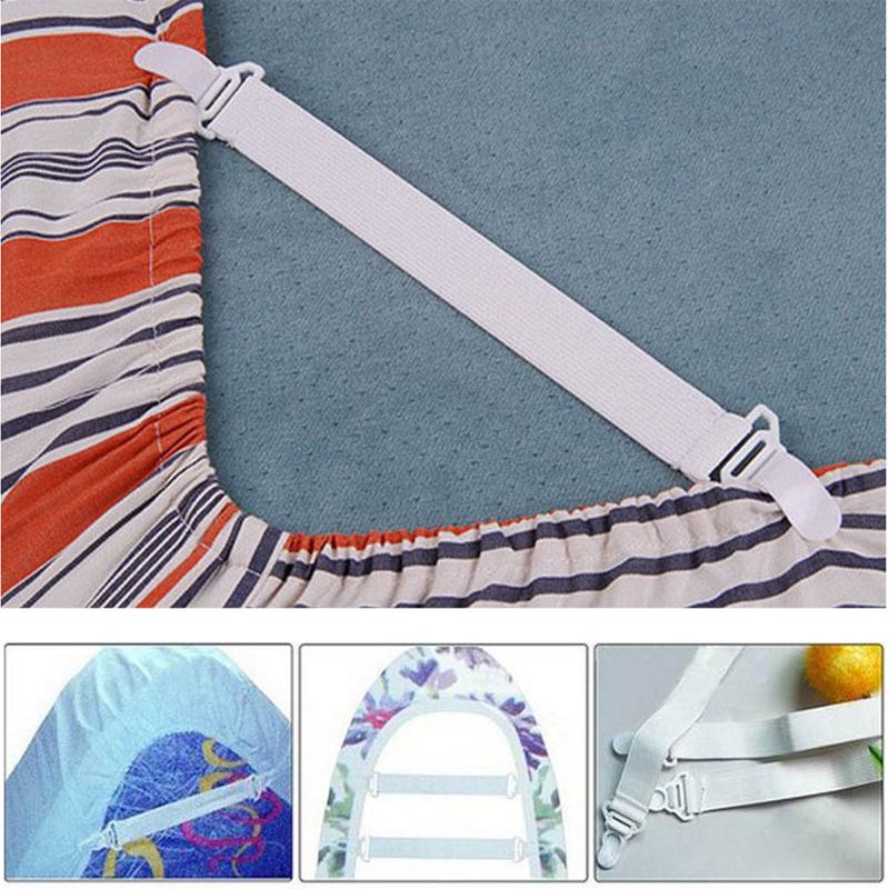 4Pcs Nylon Bed Sheet Buckle/bed Sheet Holder, Bed Sheet Elastic Band