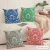Retro Pattern Cushion Cover Soft Short Plush Pillow Cover Smooth Cozy Texture Aesthetic Cushion Case Home Decor
