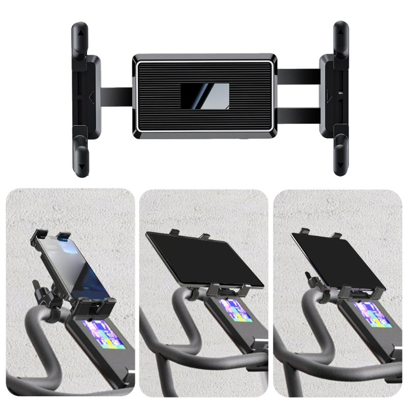 Tablet Mount Support For Indoor Cycling, Elliptical Machines, Gym Equipment, Fit Smartphones And Electic Readers Secure