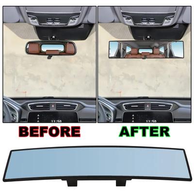Car Baby Mirrors Interior Rear View Mirror Wide Angle Convex Rearview Mirror Anti Glare Large Vision Panoramic Auxiliary Monitor