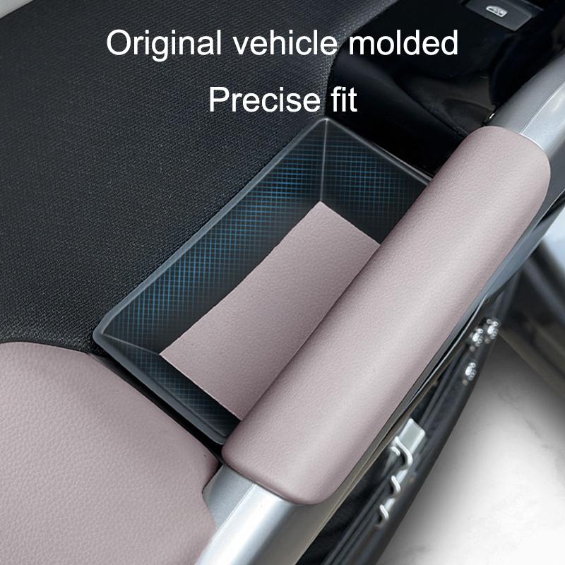 For BYD Atto 3 Yuan Plus ADAS Smart Driving Edition Car Door Handle Storage Box Leather Organizer Tray Interior Accessories