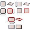 Heat Resistant Silicone Baking Mat Leak-proof Snap Lock Non-Stick Baking Tray Reusable Thickened Breadboard Liner Home Baking