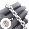 304 Stainless Steel Round Chain Dog Collar Medium Large Dogs German Shepherd Golden Retriever Training