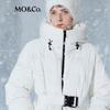 MO&Co. Women's Reversible Hooded Goose Down Jacket