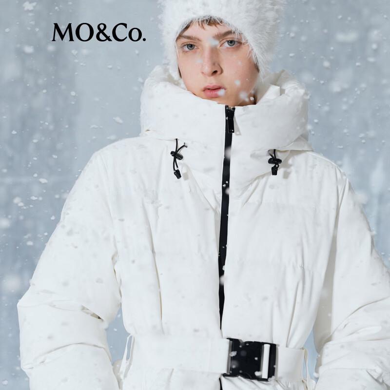 MO&Co. Women's Reversible Hooded Goose Down Jacket