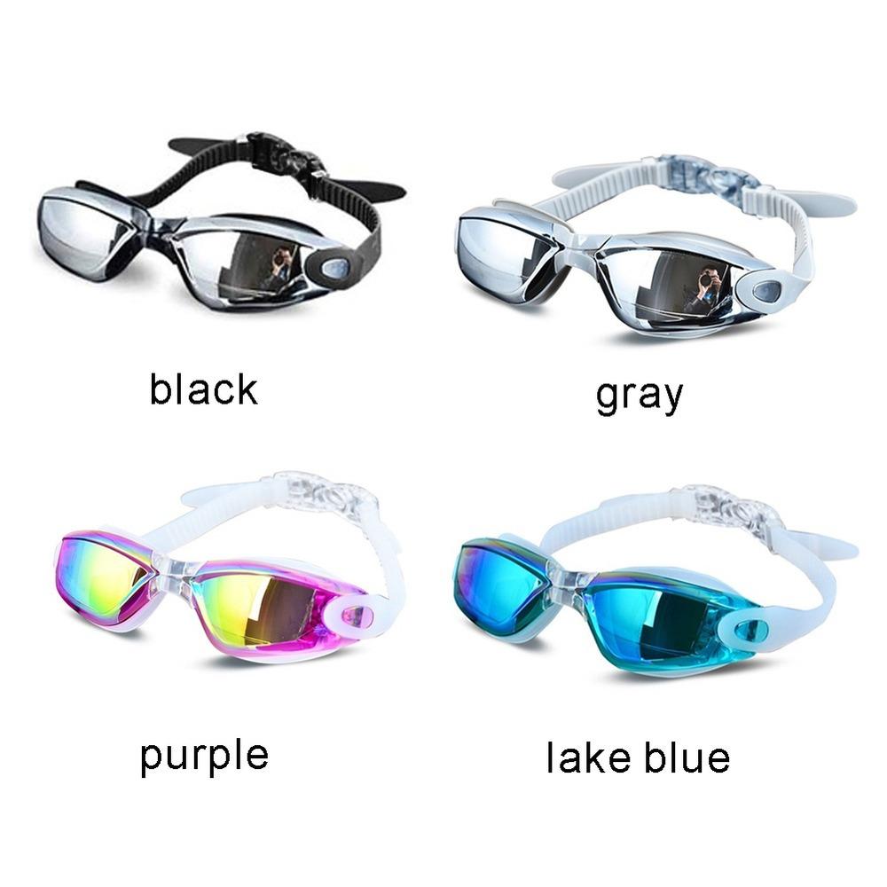 Professional Silicone Swimming Goggles Anti-fog Electroplating UV Swimming Glasses for Men Women Diving Water Sports Eyewear