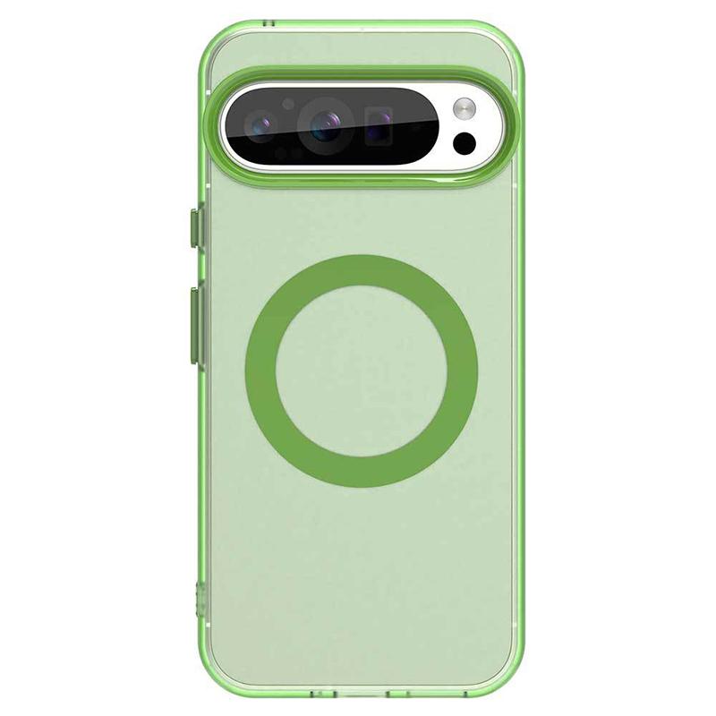 For Google Pixel 9 Pro XL Candy Color Magnetic Phone Case For Google Pixel 8 Pro 8A 9A Cases Translucent Matte Shockproof Cover