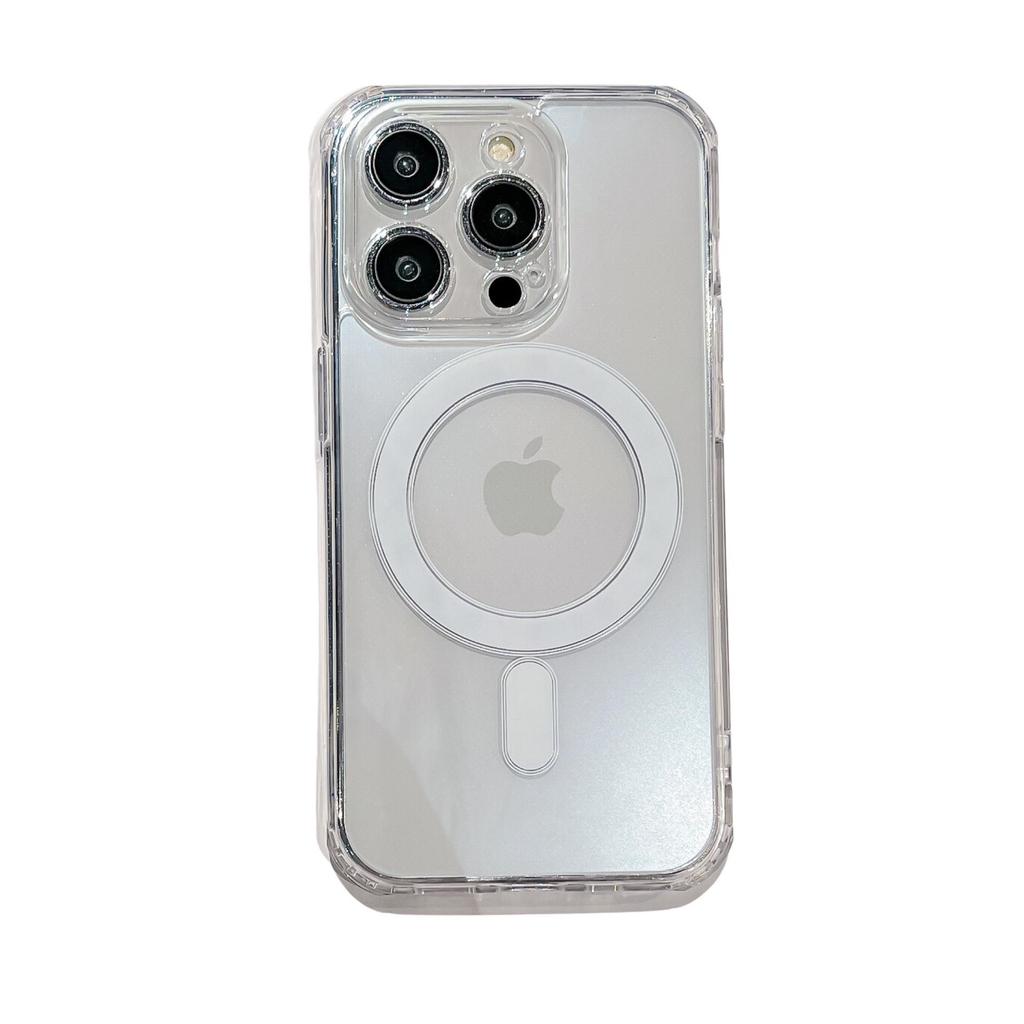 Clear Magnetic Acrylic Case for iPhone 17 Pro Max - Simple Anti-drop Protection