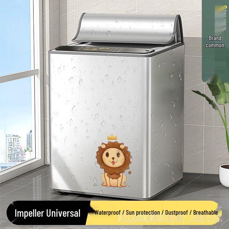Waterproof Dustproof Top-Opening Washing Machine Cover for Fully Automatic Pulsators