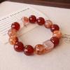 Natural Agate Bracelet Crystal Bracelet Fashion Women Daily Jewelry Lucky Gift