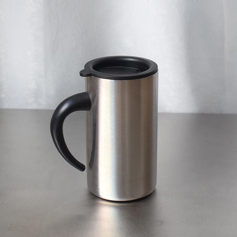 304 stainless steel water cup double insulated casual cup mug coffee mug 260ml beer mug with lid mouse cup 260ml