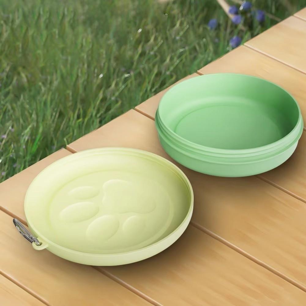 Portable Outdoor Pet Dog Food Water Container Plastic Travel Dog Drinking Bowl Durable Pet Feeder Bowl Pet Feeding Supply