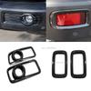 For GWM Great Wall Tank 300   Black Front Rear Fog Light Trim Fog Light Lamp Cover Reflective Decor Car Accessoriescutyl