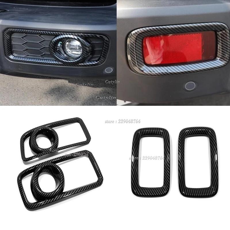 For GWM Great Wall Tank 300 Black Front Rear Fog Light Trim Fog Light Lamp Cover Reflective Decor Car Accessoriescutyl