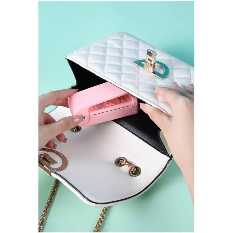 Nowoczesny Prosty Mały Mini Zgrzewarka do Przekąsek Zgrzewarka Próżniowa Konserwator Żywności Biały