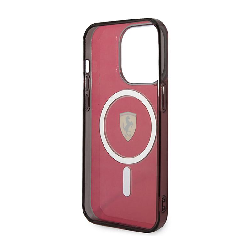 Ferrari Translucent Magsafe - Etui Iphone 14 Pro Max (Czerwony)