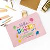 Merci Atsem Printed Makeup Bag Travel Neceser Toiletries Storage Pouch Pencil Bags Graduate Gift for Atsem Teacher's Day Present