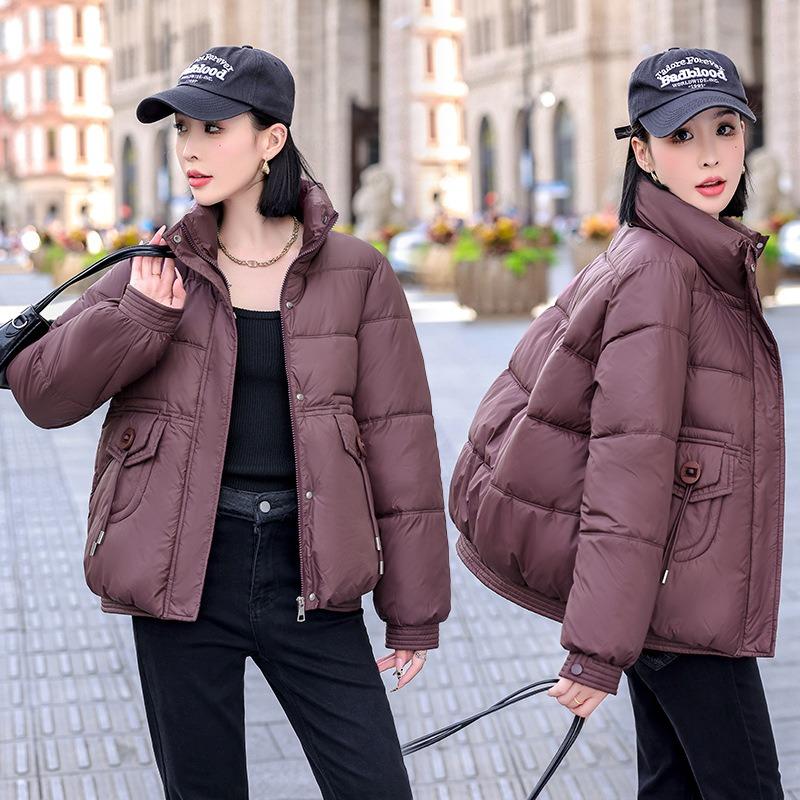 Daunenkleidung Damen kurze Modelle neue Winter locker verdickt Brotkleidung sieht dünn und trendy aus