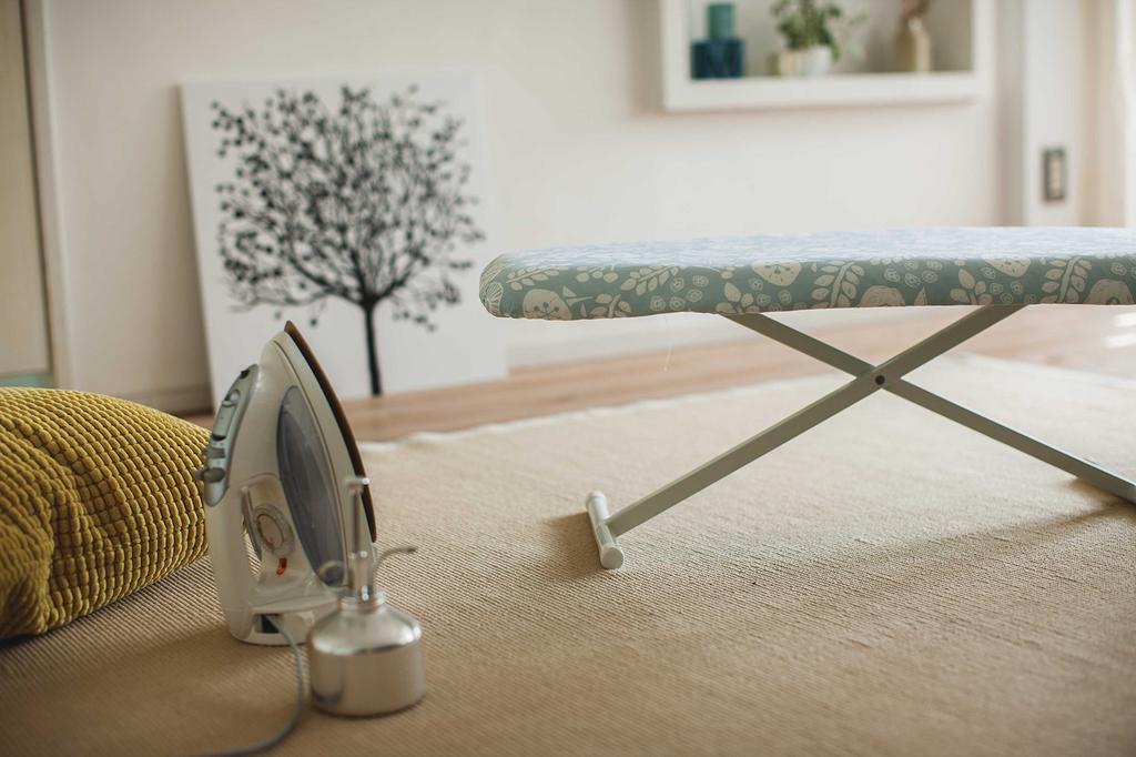 Yamazaki Jitsugyo Skandinavisk Stil Lösning Press Blå B75xDj36xH23cm Bostadsstandard Blommönster 2 Nivåer Höjdjustering 3957 Ca.