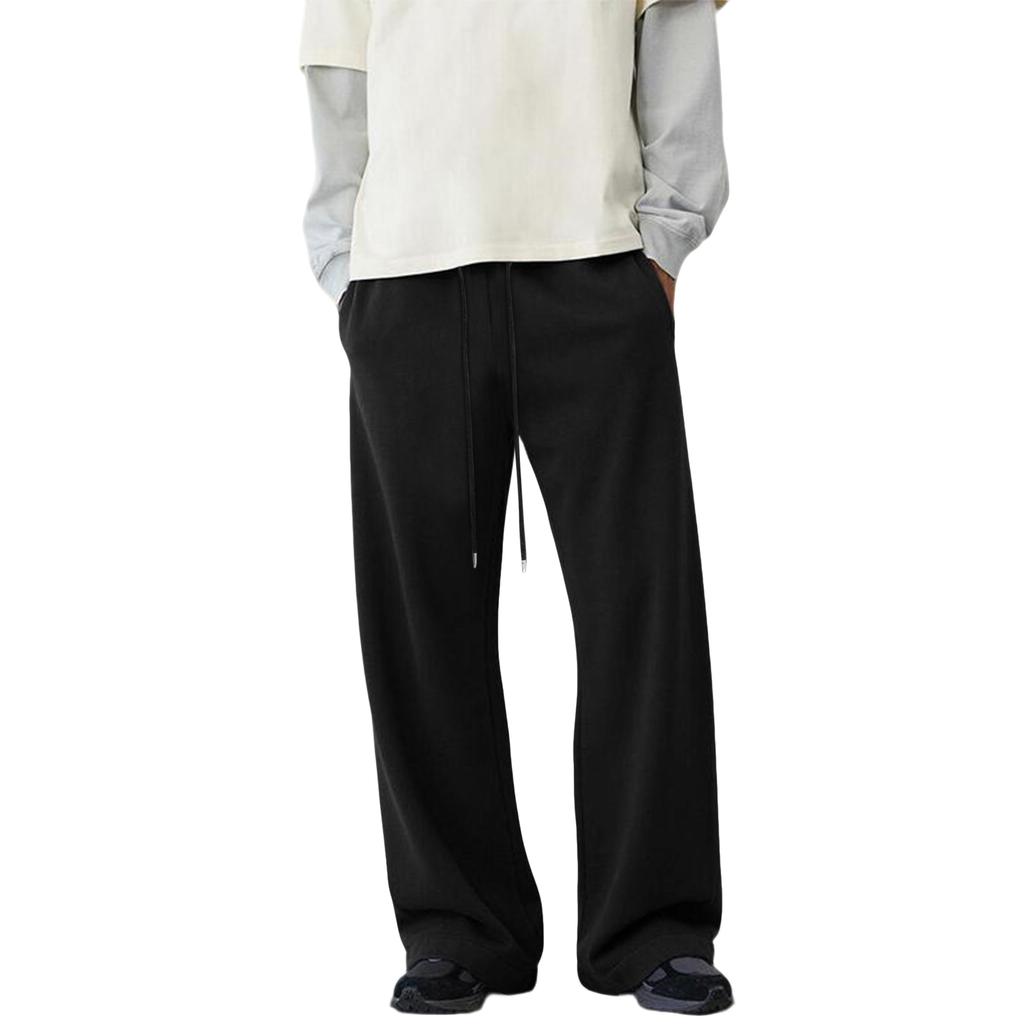 Men's Baggy Sweatpants Wide Leg Sweat Pants With Pockets
