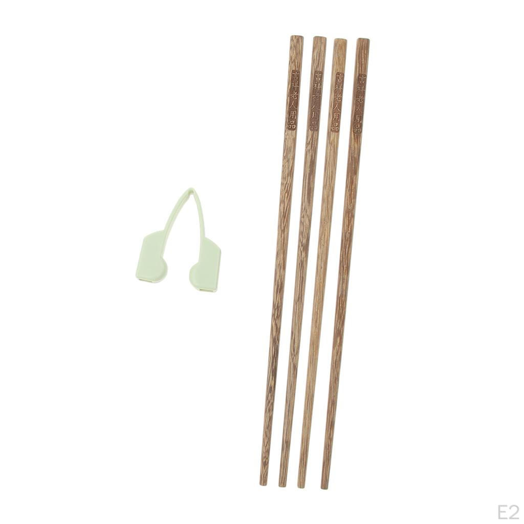Training Chopsticks Helper Enlightenment Learning For Kids Adult, As A Elastic Bridge, Help To Open