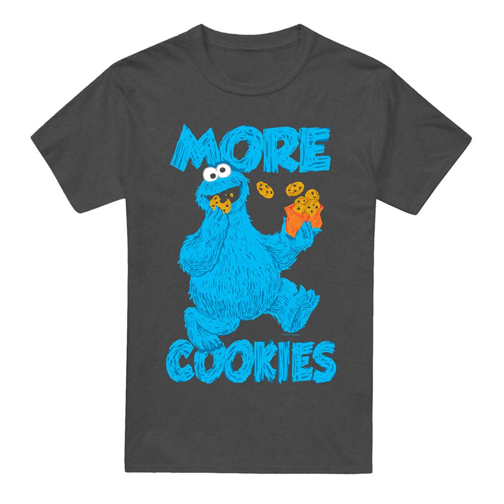 Sesame Street Unisex Erwachsenen More Cookies Heather T-Shirt