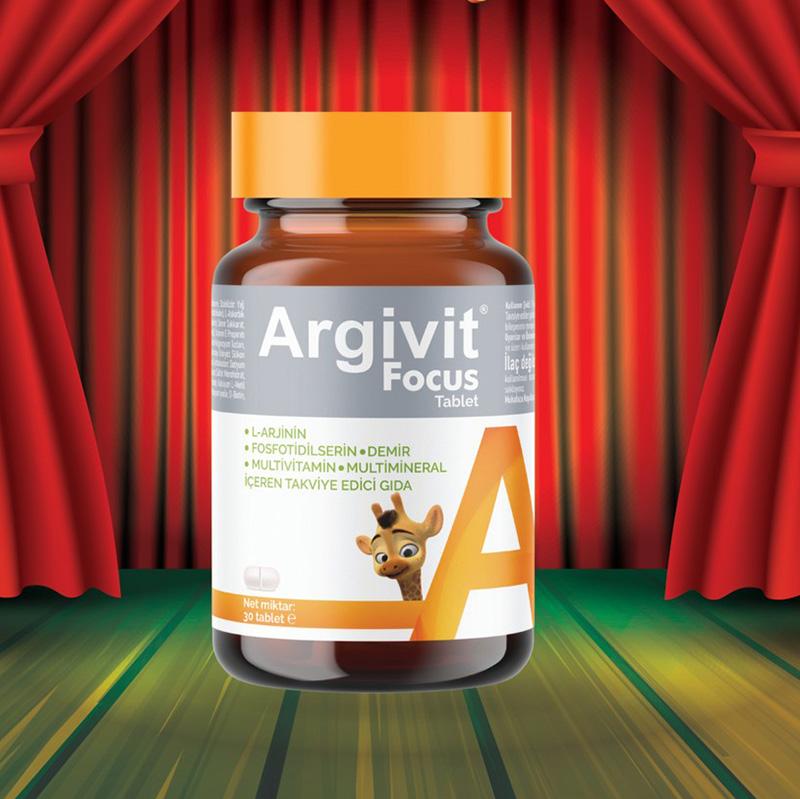 Argivit Focus 30 Tablets – Multivitamin & Mineral Tablet Formula (1 or 3 Box Options)