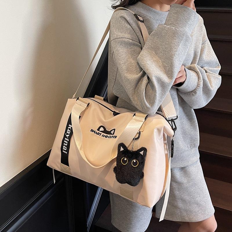 Women's casual and simple going out large-capacity portable travel bag dry and wet separation sports fitness yoga bag
