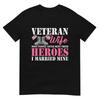 Veteran Wife Married Mine Proud Military Husband Veteran Day TShirt
