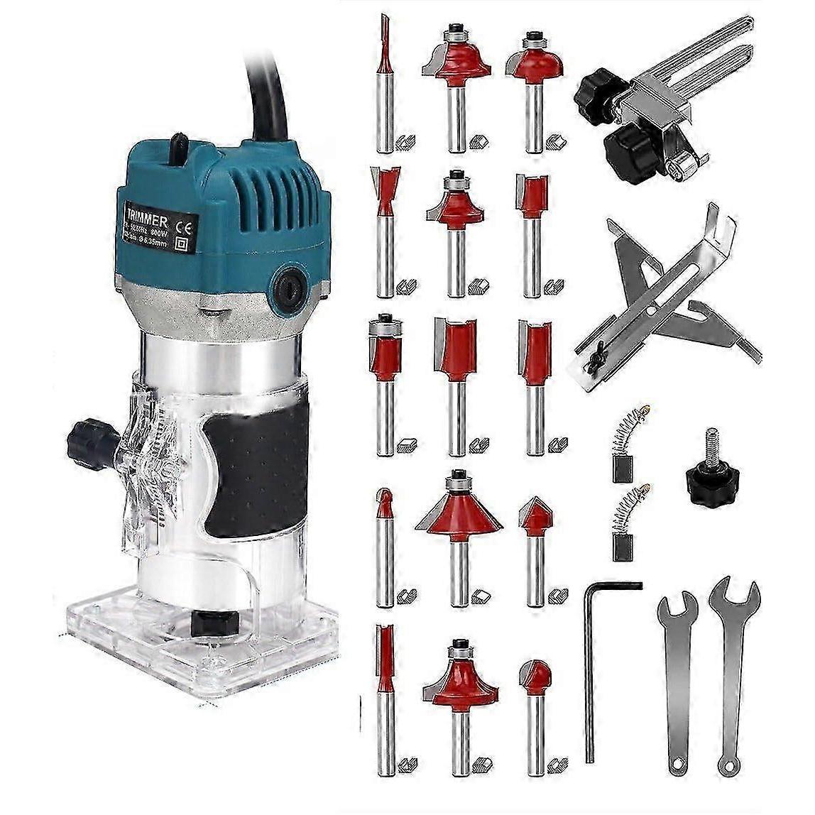 110V Hand Palm Router Tool Kit