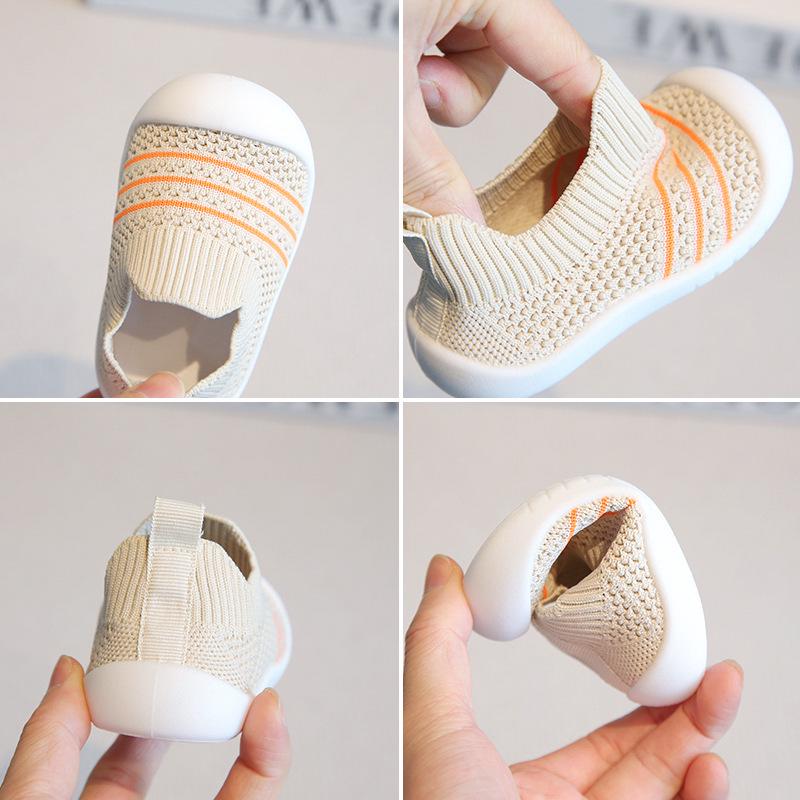 Breathable Mesh Soft Sole Unisex Toddler Shoes, Non-slip, Wear-resistant, Ages 1-3