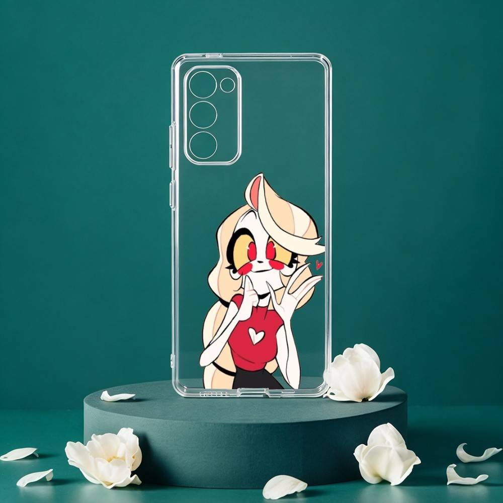 Charlie Morningstar H-Hazbin H-Hotel Phone Case For Samsung Galaxy S24 S25 S23 S22 S21 Plus S24 S25 Transparent Cover Case