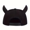 Mode Hip Hop Baseballkappe P Buchstaben Stickerei Hip Hop Kappe Herren Trucker Caps Niedliche Hörner Sport Sonnenhut Baumwolle Snapback Hüte