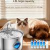 Battery Operated Pet Water Fountains Large Capacity Cats Water Dispenser for Home and Outdoor Activity