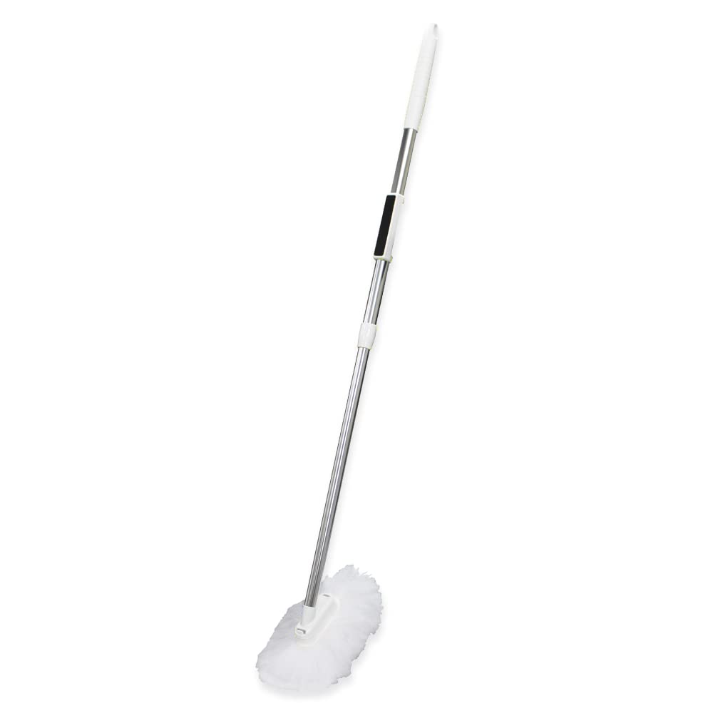 Azuma Industrial Smart Bathtub Cleaner FL, Extendable Handle, Magnetic Storage, Removes Dirt with Just Water, Drains Water Quickly, Bathroom Brush,