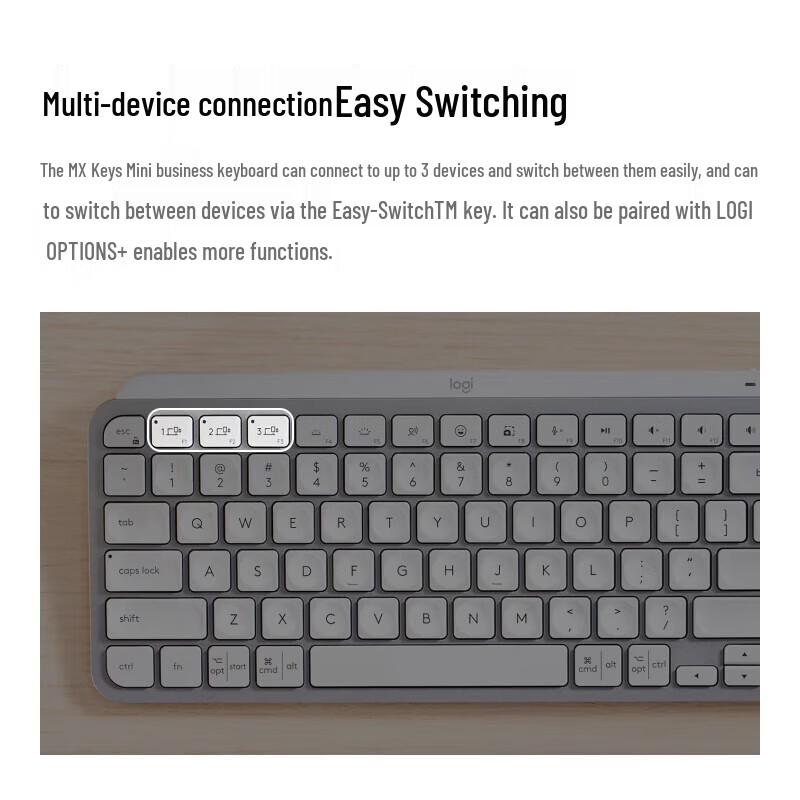 Logitech MX Keys Mini Wireless Backlit Keyboard